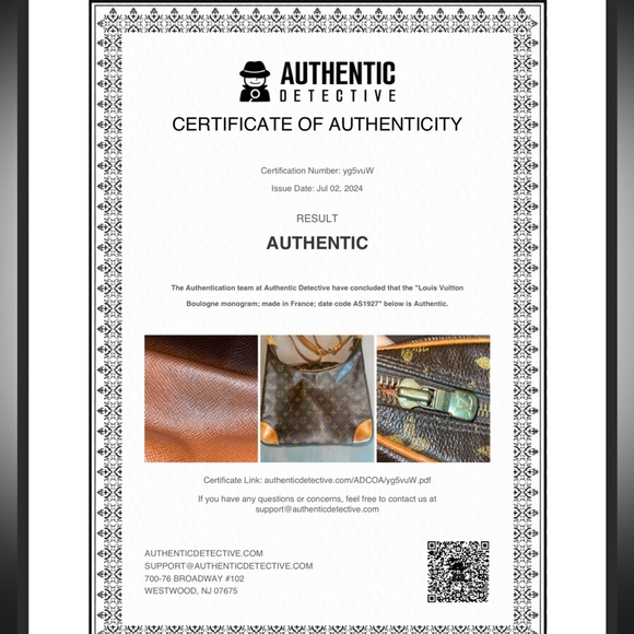 VGUC Louis Vuitton Boulogne 35 - Picture 11 of 11